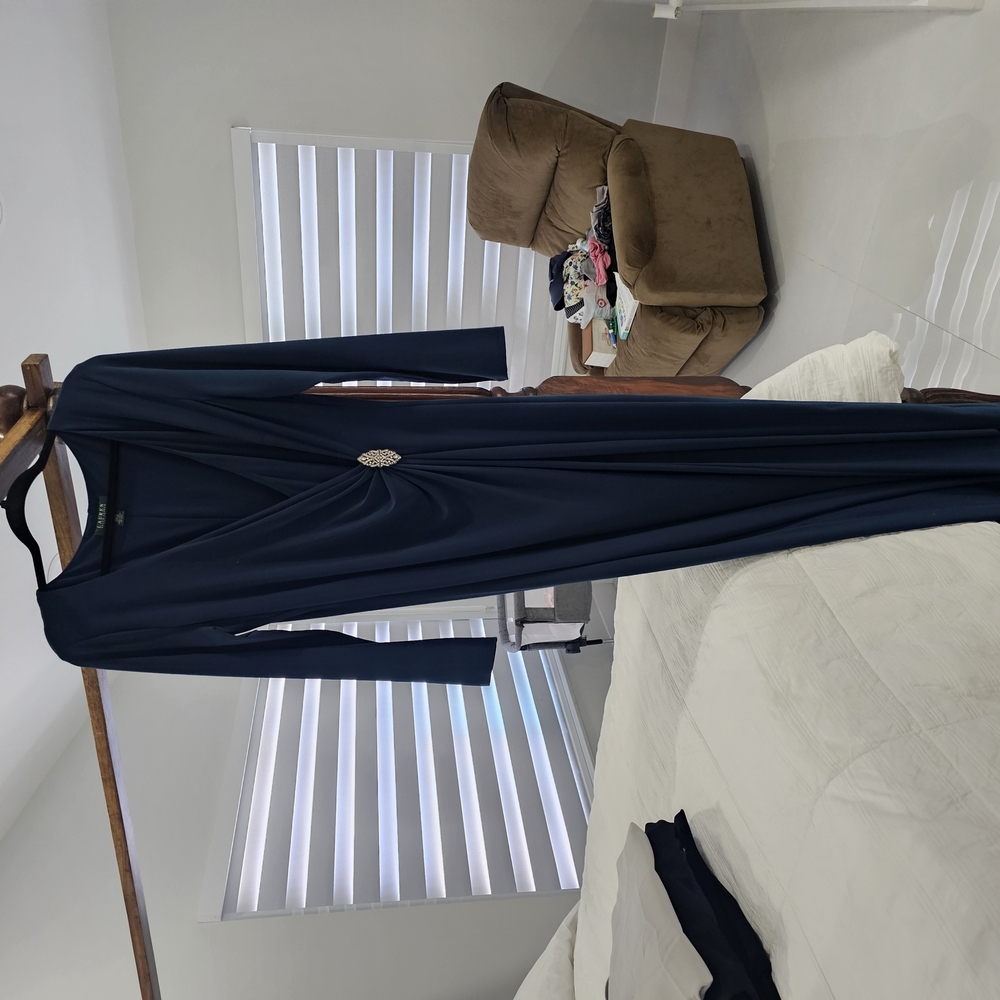 Ralph Lauren Navy Long Sleeve Dress